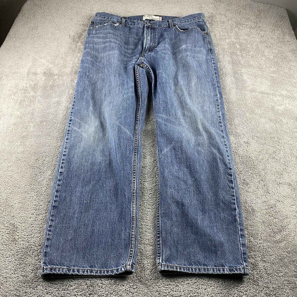 Levis 559‎ Relaxed Straight Fit Jeans Mens 37x29 Blue Medium Wash Mid Rise
